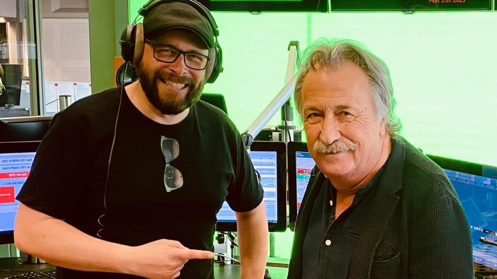 Mit Gert Steinbäcker