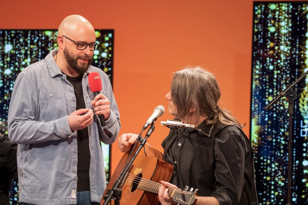 Fernsehmoderation mit Chris Watzik